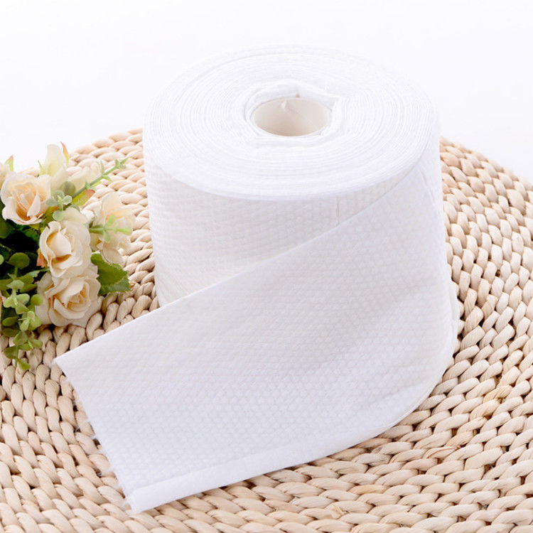 Hot sale Disposable facial cleaning towel spunlace nonwoven roll Disposable Travel Makeup Cleaning Nonwoven Fabric Face